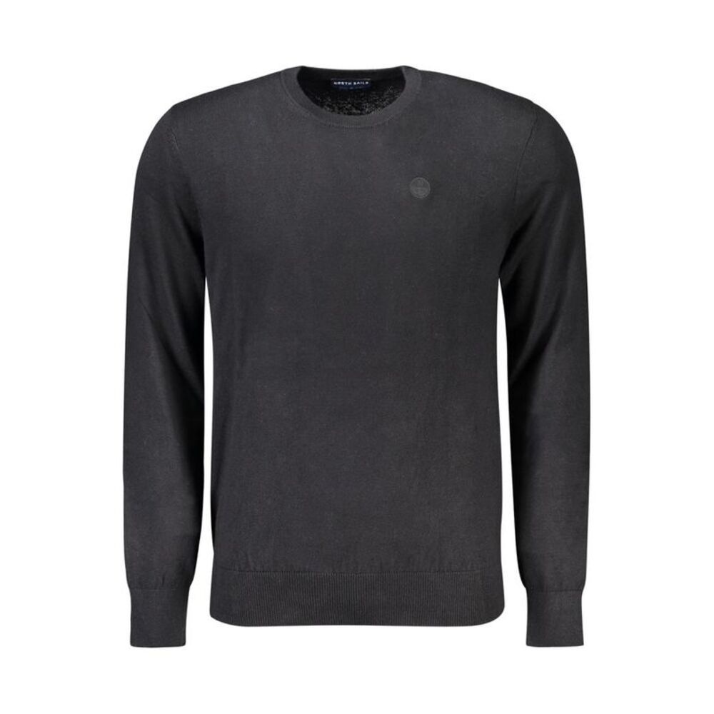 North Sails Black Cotton Men Men's Sweater